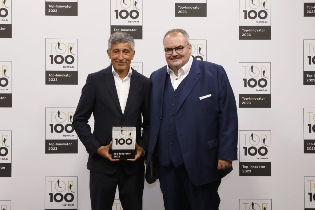 Le Bihan bei der TOP 100 Auszeichnung